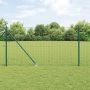 Tvora su stulpais Žalia 1 x 10 m Plienas ir PVC