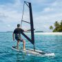 Pripučiamas SUP lenta su burės APEX 330 x 76 x 15 cm Mėlyna