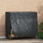 Malkinės dangtis Paprastas Juoda 61 x 122 x 106 cm audinys
