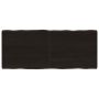 Stalviršis, tamsiai ruda, 120x50x(2-6) cm, medienos masyvas