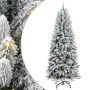 Dirbtinė Kalėdų eglutė su 300 LED s stovu Balta 240 cm