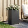 Sodo vazonas Juoda 40 x 30 x 75 cm Šaltai valcuotas plienas