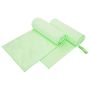 Sportiniai rankšluosčiai 2 pcs Žalia 200 x 100 cm