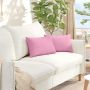Sofa Pagalvės 2 pcs Rožinė 50 x 30 cm audinys