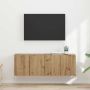 TV sieninė spintelė 2 pcs Amatininkų ąžuolas 59,5 x 31 x 40 cm