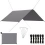 Lauko tentas, pilkos spalvos, 3x2,85m