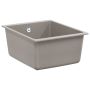 Kriauklė Pilka 370 x 460 mm 80% Kvarcas ir 20% Derva