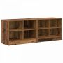 Lovos spintelė 2 pcs Sendintos medienos 66 x 33 x 48 cm