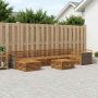 Lauko sofos komplektas 8 pcs Natūrali