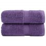 Aukščiausios kokybės rankšluosčiai SOLUND, 2 vnt., violetiniai, 30x30 cm, 600 g/m²