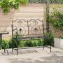 Sodo suolas Juoda 104 x 54 x 93 cm Plienas