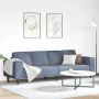 Sofa su pagalve Mėlyna 250 x 77 x 76 cm Kordūrinis audinys