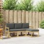 Lauko sofos komplektas 4 pcs