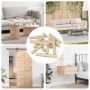 Mediniai kaiščiai 12 pcs Ruda Ø8 x 50 mm Medienos masyvas