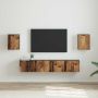 TV sieninė spintelė 2 pcs Senovinis medis 30 x 31 x 40 cm