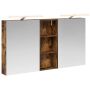 Vonios spintos komplektas su lentyna 3 pcs 130 x 14,5 x 70 cm