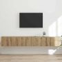 TV sieninė spintelė 2 pcs Meistrų ąžuolas 98 x 31 x 29,5 cm