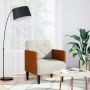 Sofa-kėdė su porankiais, kreminės spalvos, 55 cm, aksomas