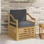 Lauko sofa Poliesteris Balta ir antracito