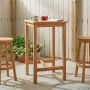 Baro stalas Natūrali 60 x 60 x 105 cm Kietasis teak