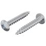 Savarankiškai įsukamas vienas 2 pcs Cinkuota 4 x 25 mm Plienas