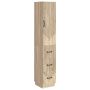 Spintelė 2 pcs Sonoma ąžuolas 33 x 34,5 x 87 cm