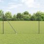 Tvora su stulpais Pilka 1,6 x 10 m Plienas ir PVC