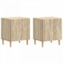 Naktinis staliukas 2 pcs Sonoma ąžuolas 43 x 34,5 x 50 cm