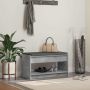 Koridoriaus suolas su pagalve Betono Pilka 83 x 38 x 45 cm