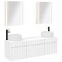Vonios spintos komplektas 5 pcs Balta 53 x 15,5 x 70 cm