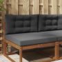 Lauko sofa pagalvėlė 2 pcs Antracitas Poliesteris