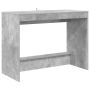 Lovos stalas Betono pilka 100 x 45 x 75 cm Apdirbta mediena