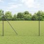 Tvora su stulpais Pilka 1,6 x 10 m Plienas ir PVC