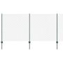 Tvora su stulpais Žalia 1,2 x 10 m Plienas ir PVC