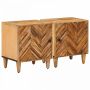 Naktinis staliukas 2 pcs Ruda 40 x 33,5 x 46 cm