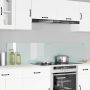 Virtuvės užpakalinė plokštė 2 pcs Balta 90 x 40 cm