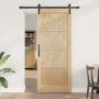 Slankios durys Natūrali 86 x 211 cm Pušies medienos masyvas