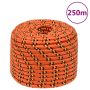 Valties virvė, oranžinės spalvos, 14mm, 250m, polipropilenas
