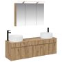 Vonios spintos komplektas 4 pcs Artisano ąžuolo