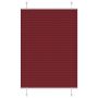 Plisuota žaliuze Bordo raudona 95x150 cm Audinio plotis 94,4 cm
