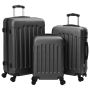 Lagaminas 3 pcs Tamsiai pilka 50 x 31 x 78 cm ABS plastikas