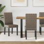 Valgomasis krėslas 2 pcs Juoda plauna 45 x 54 x 93 cm