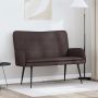 Dvitaškė sofa Tamsiai rudas 115 x 61 x 87 cm audinys