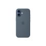Apple iPhone 17 Silicone Case with MagSafe - Anchor Blue | Apple