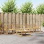 Lauko sofos komplektas 5 pcs Balta 79 x 79 x 37 cm
