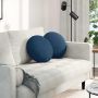 Sėdynių pagalvėlės 2 pcs Mėlyna Ø40 x 13 cm audinys
