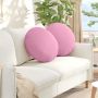 Sėdynių pagalvėlės 2 pcs Rožinė Ø50 x 19 cm audinys