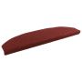 Savaime prilipantys laiptų kilimėliai 15 pcs Bordo raudona
