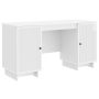 Stalas Itin blizgi balta Apdirbta mediena 142,5 x 50 x 75 cm