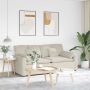 Modulinė sofa su pagalvėlėmis, kreminės spalvos